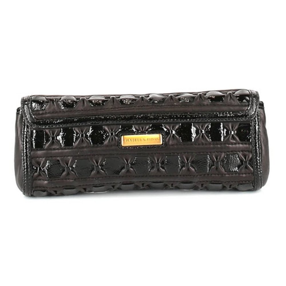 Isabella Fiore Black Clutch purse bag RARE - Picture 5 of 5
